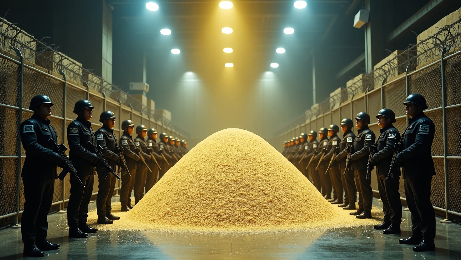 Flux_Dev_A_large_pile_of_rice_is_situated_in_the_center_of_a_h_3 Beras Banyuwangi - Bintang Pusaka Jaya