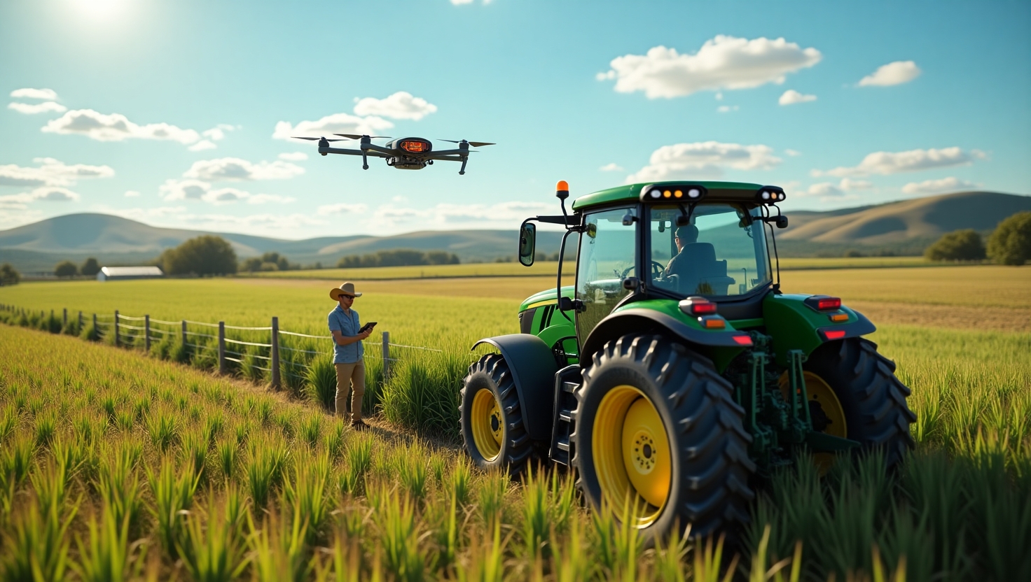 Flux_Dev_Aerial_view_of_a_farm_with_a_tractor_equipped_with_ad_2 BERAS BANYUWANGI - BINTANG PUSAKA JAYA